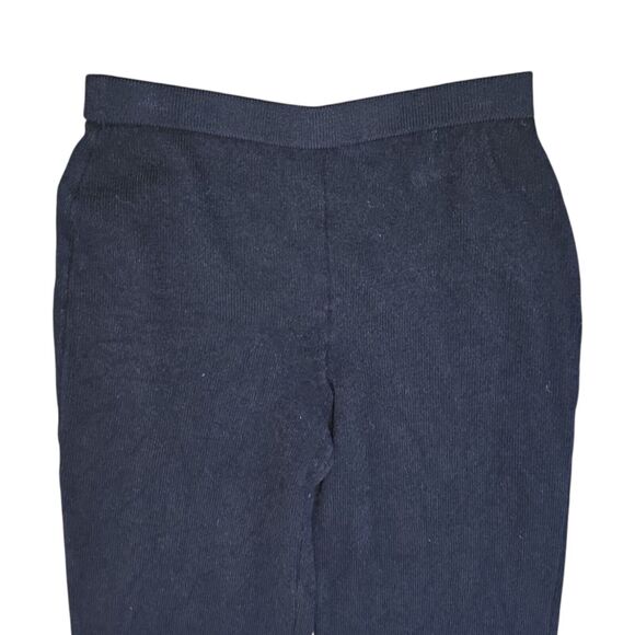 ST. JOHN Womens Basic Santana Knit Elastic Waist Trouser Pants Black Size 6 - Picture 13 of 13
